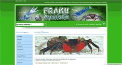 Desktop Screenshot of fraku-aquaristik.de